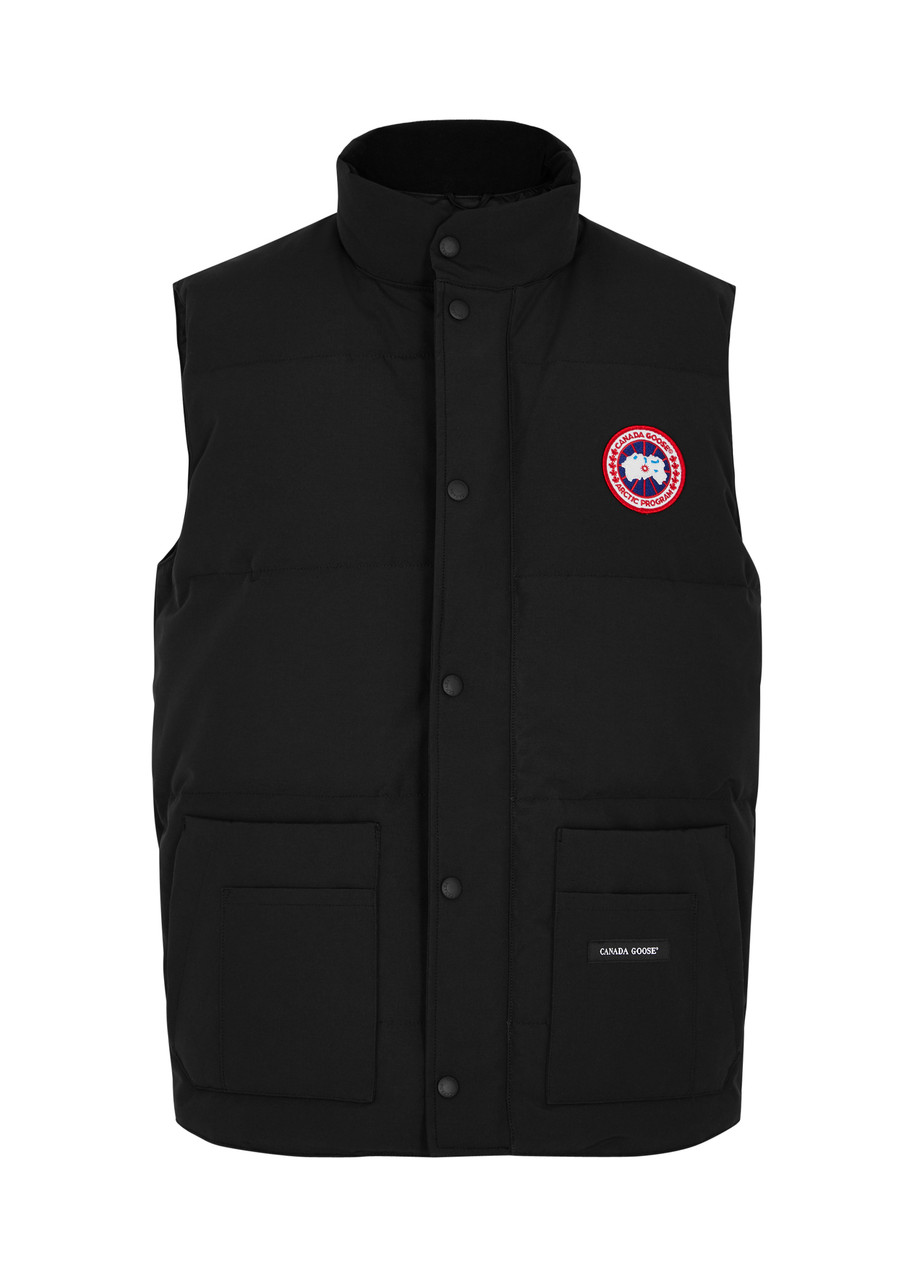 Canada Goose Freestyle Quilted Artic-tech Gilet - Black - M, Men's Designer Gilet, Male - M