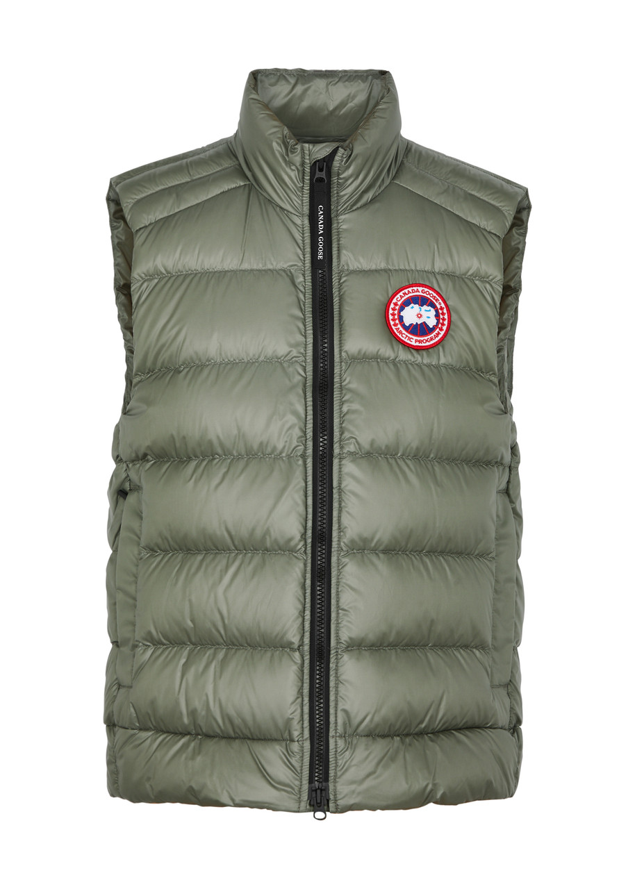 Canada Goose Crofton Quilted Shell Gilet - Green - S, Men's Designer Gilet, Male - S
