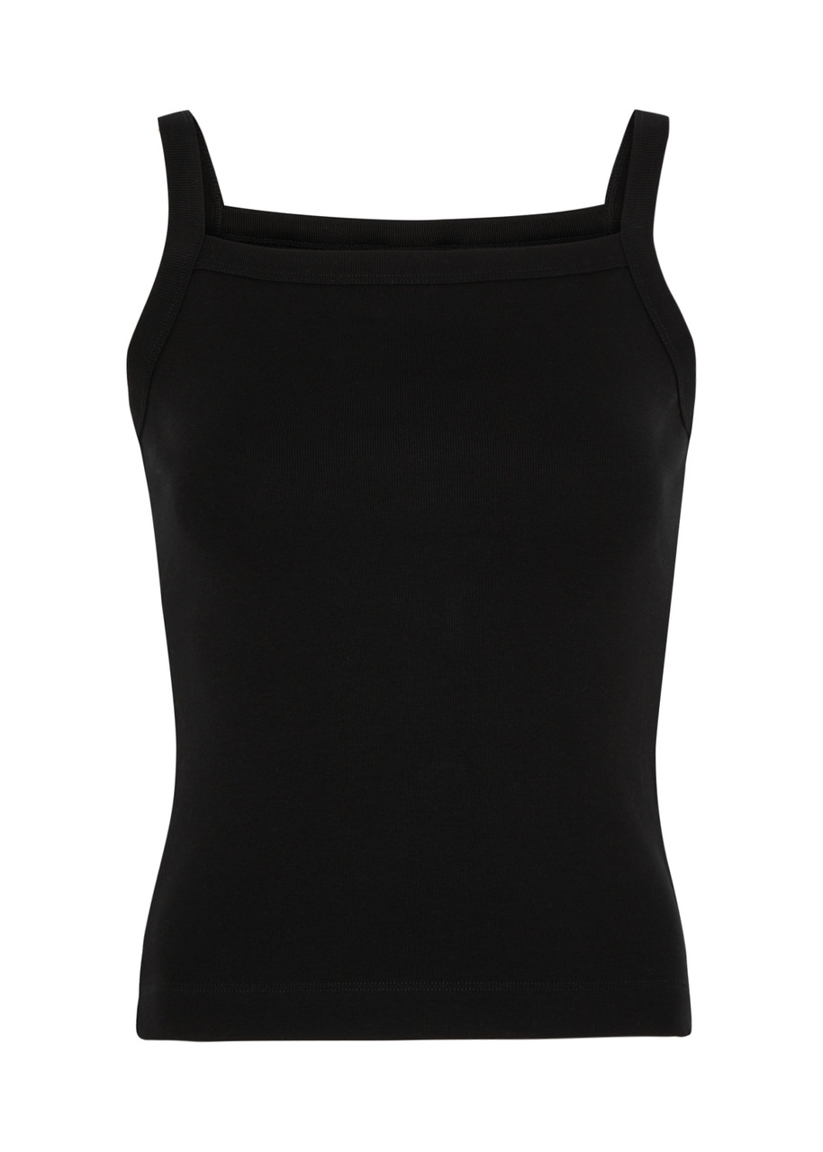 Shop Flore Flore May Cotton Tank In Black