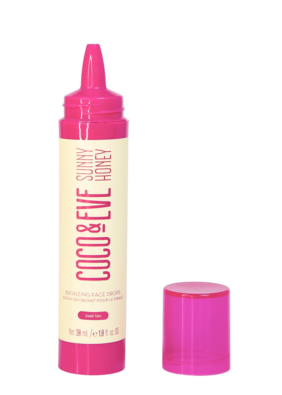 Coco And Eve Sunny Honey Bronzing Face Drops 30ml, Tanning, Dark Tan In Dark Tan