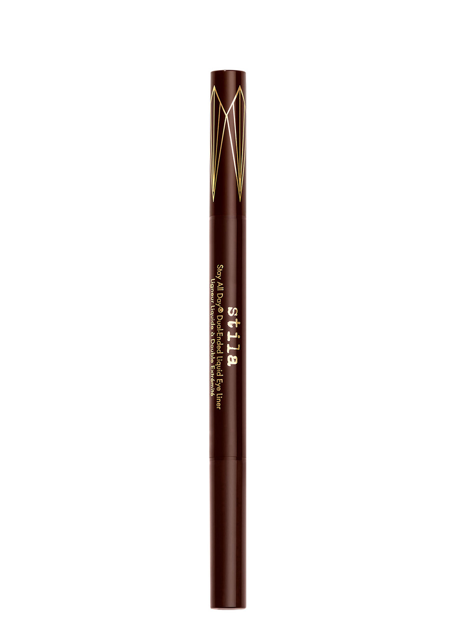 Stila Stay All Day Dual-ended Waterproof Liquid Eye Liner 1ml - Dark Brown