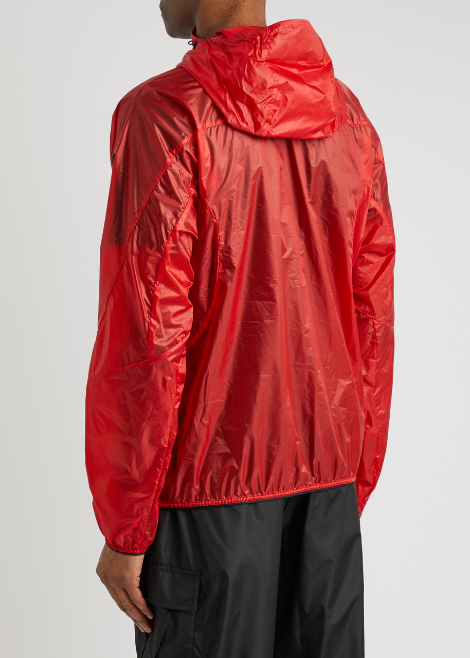  Moncler Diadem Hooded Shell Jacket - Red - 4, Men's Designer Shell Jacket, Male - 4 