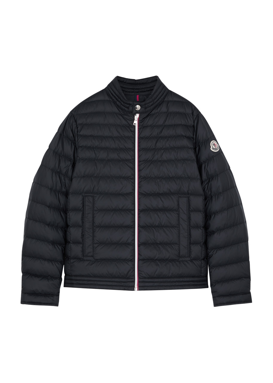 Moncler Kids Urzay Quilted Shell Jacket , Jacket, Kids Quilted Jacket - Blue