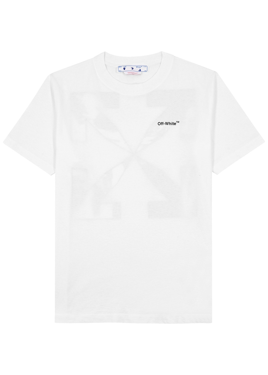 Off-white Caravaggio Arrows Cotton T-shirt - White And Black - XL