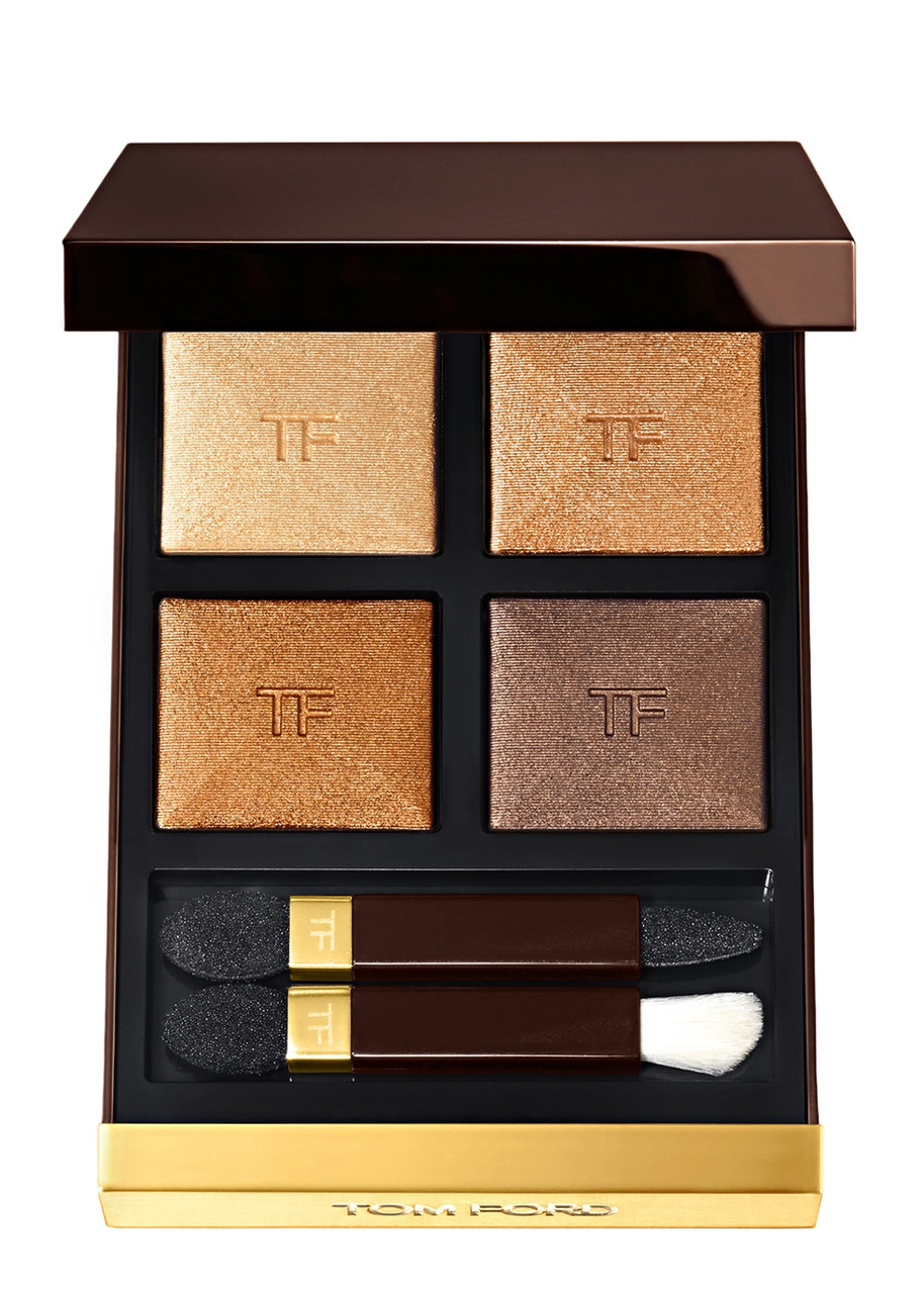 Tom Ford Eye Color Quad, Suspicion, Eyeshadow, Bold Smoky Eye, Sheer Sparkle Satin Shimmer and Matte, Four Luxurious Finishes