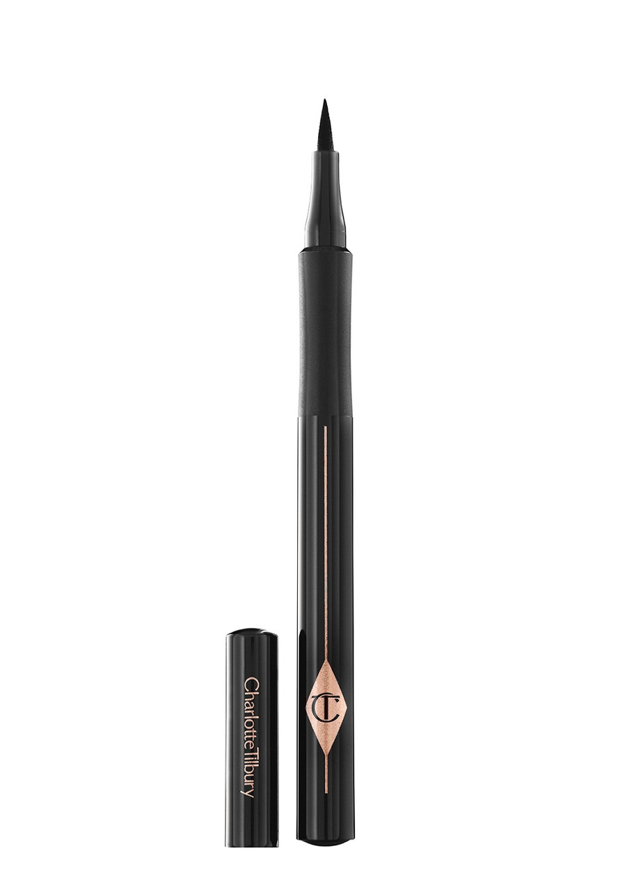 Charlotte Tilbury Feline Flick, Black, Eyeliner, Precise Applicator In Black