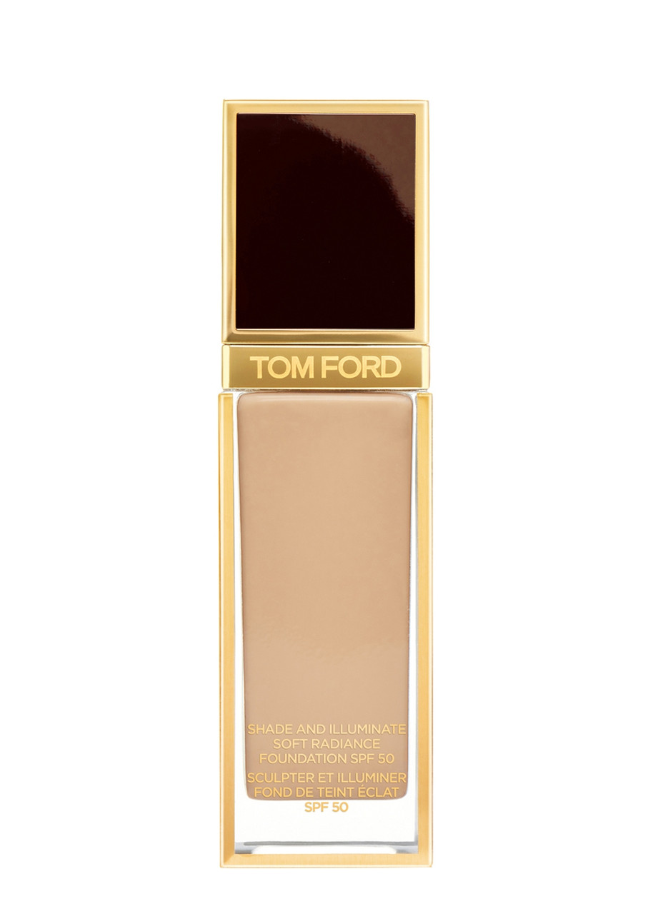 Tom Ford Shade and Illuminate Soft Radiance Foundation SPF 50, Sable, Lightweight Formula, Seamless Coverage, Matte Finish - 6.5 Sable