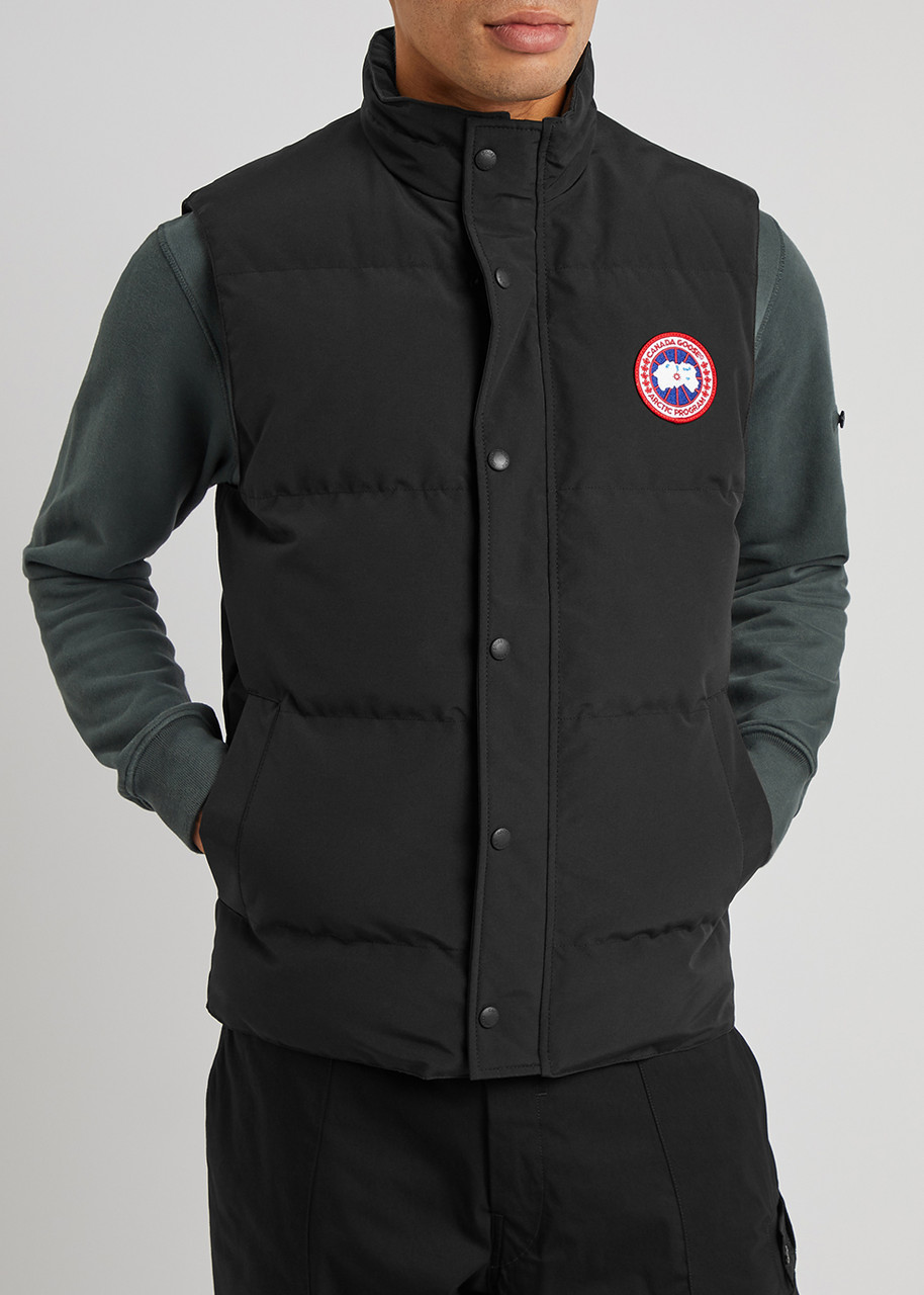 Shop Canada Goose Garson Quilted Arctic-tech Gilet In Black