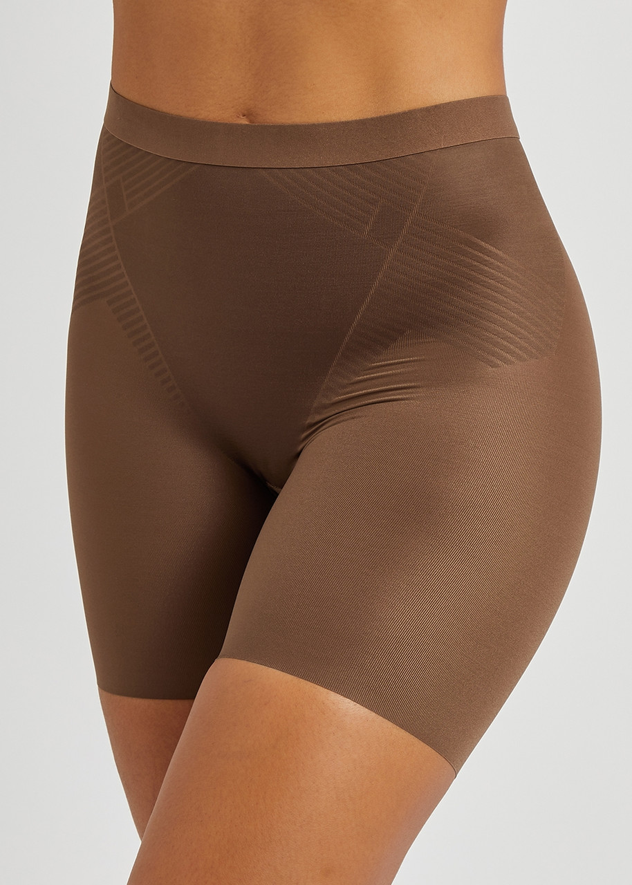 Spanx Thinstincts 2.0 Girl Shorts In Brown