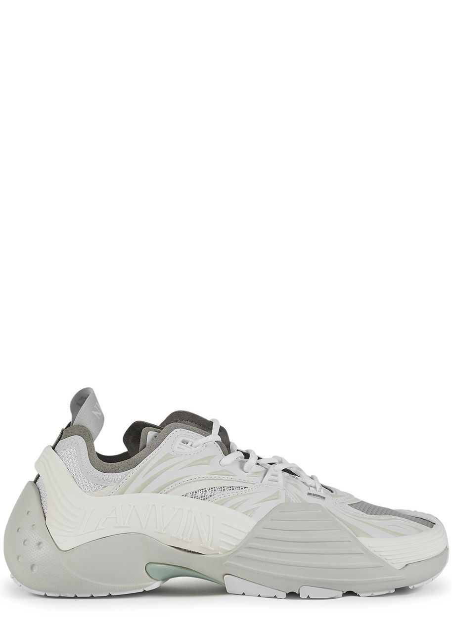Lanvin Flash X Panelled Sneakers - White - 7