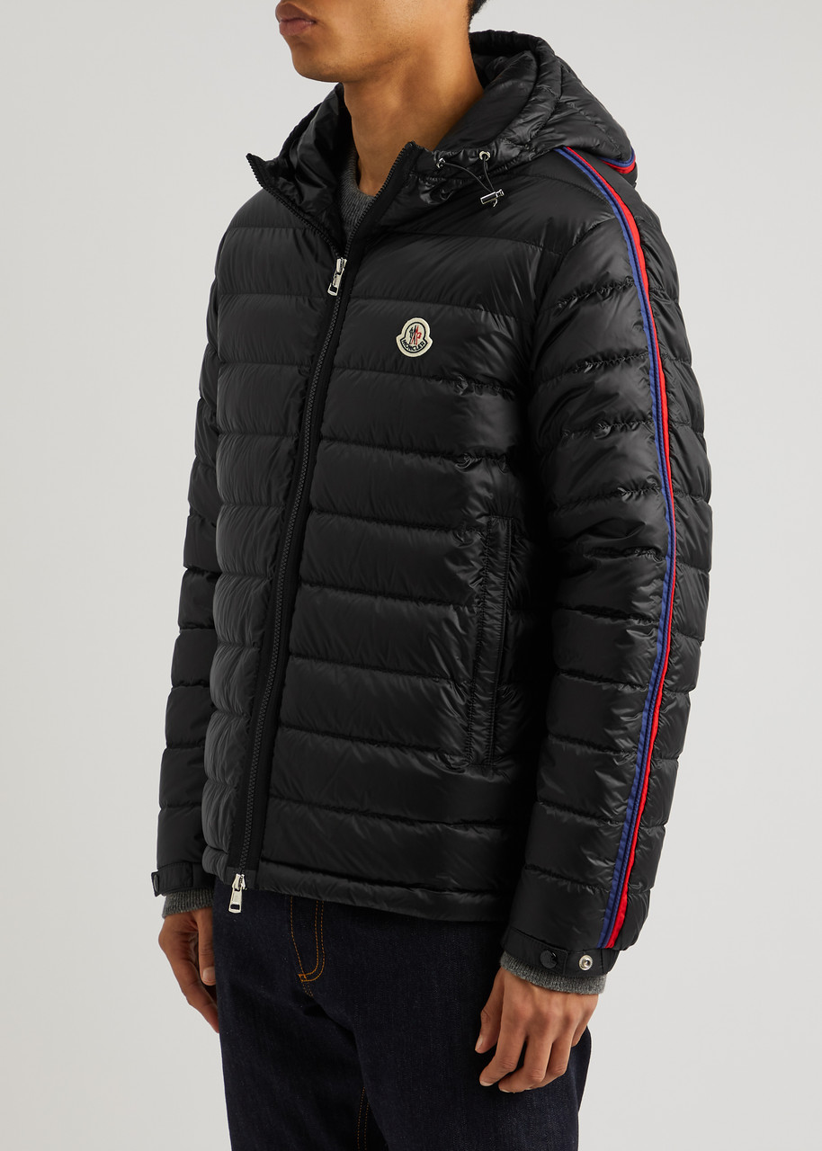 Moncler Agout Quilted Shell Jacket In Black