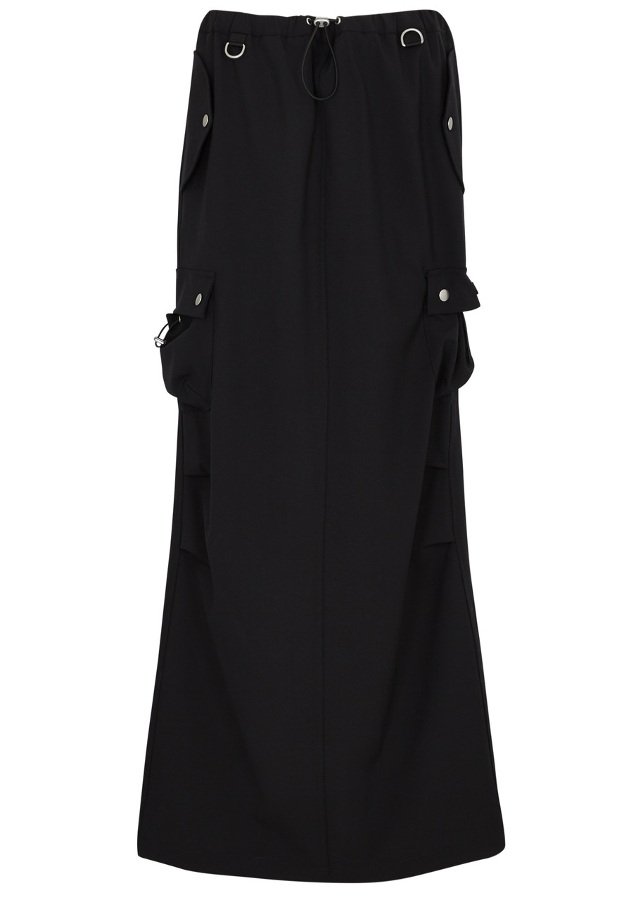 Coperni Canvas Cargo Maxi Skirt – Black – 8 Coperni Canvas Cargo Maxi Skirt – Black – 8