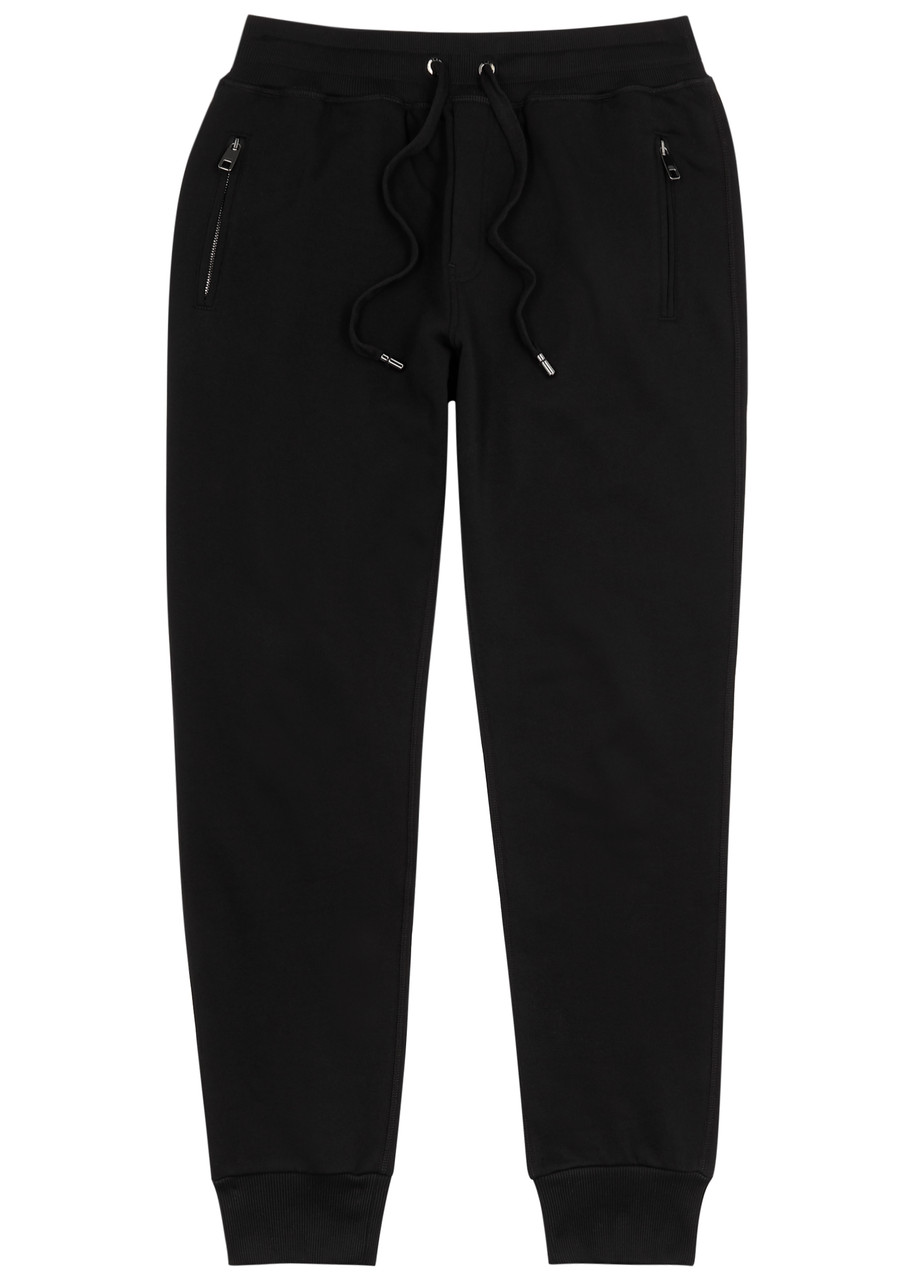 Dolce & Gabbana Cotton Sweatpants In Black