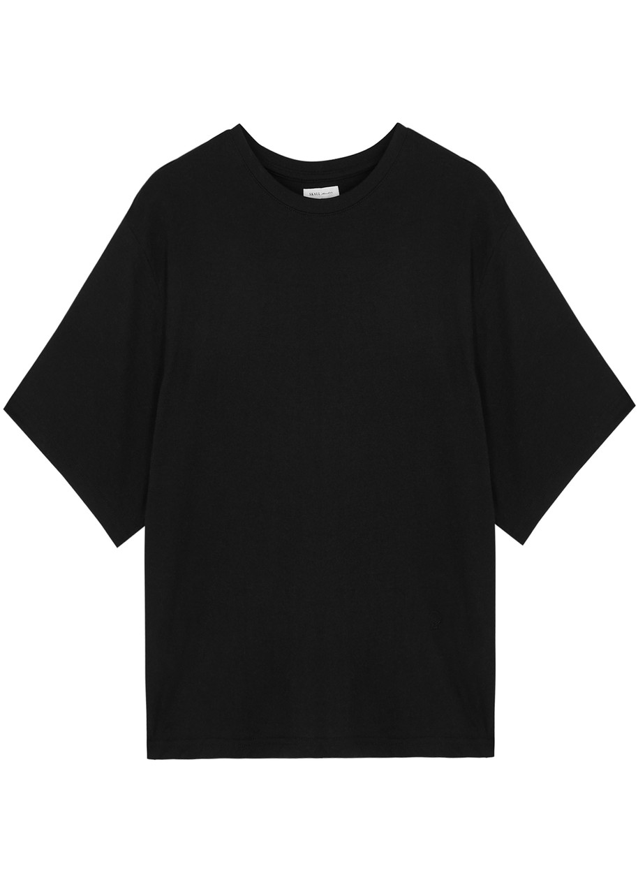 Shop Skall Studio Sandy Cotton T-shirt In Black