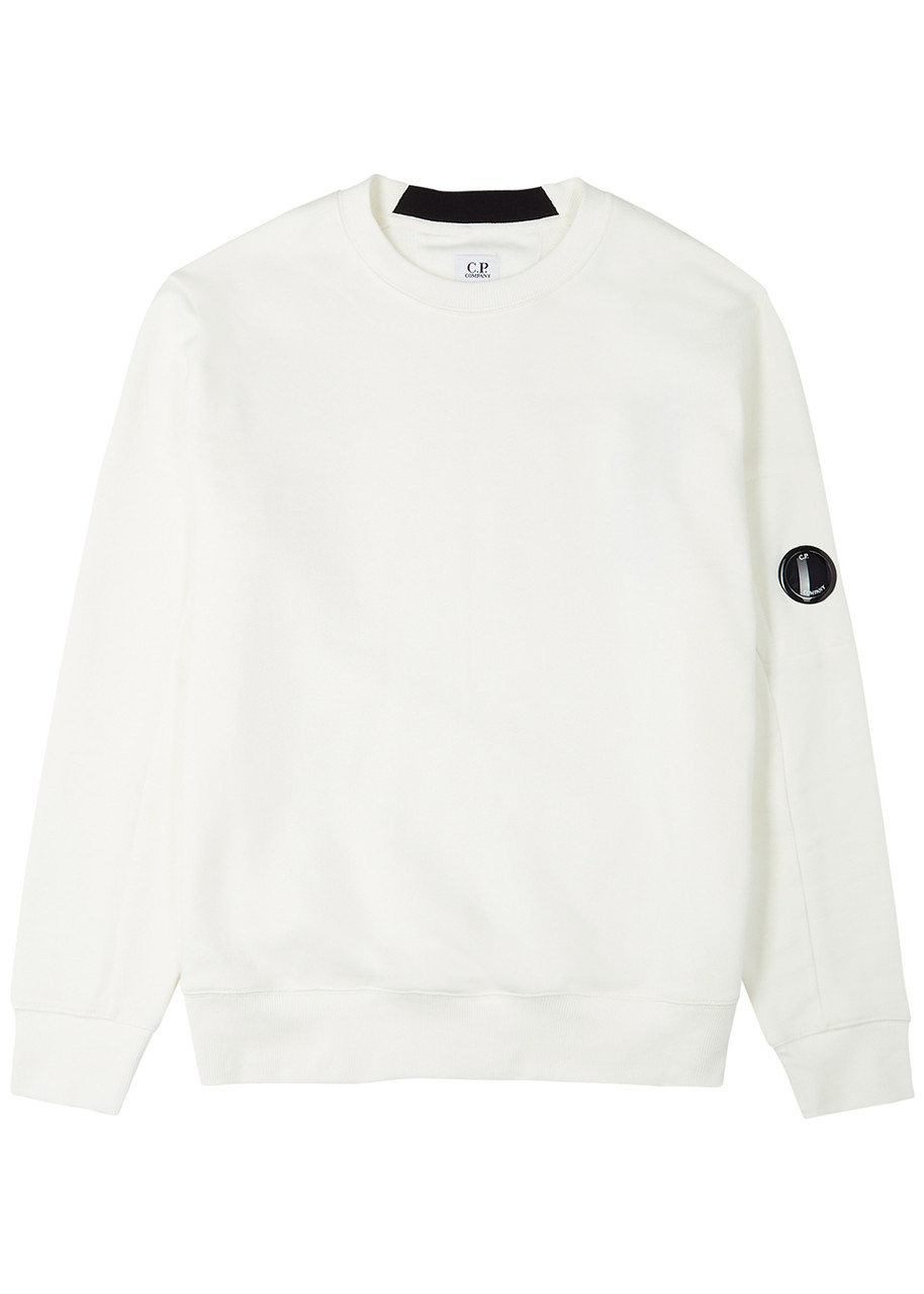 C.P. Company Cotton Sweatshirt - White - S