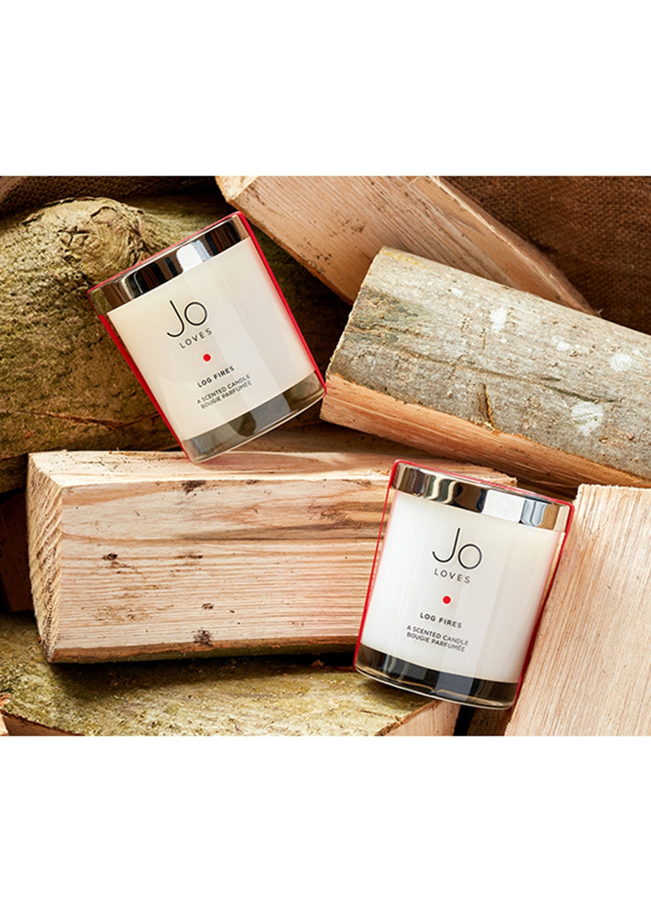  Jo Loves Log Fires Home Candle 185g 
