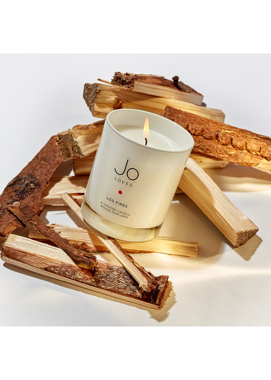  Jo Loves Log Fires Home Candle 185g 