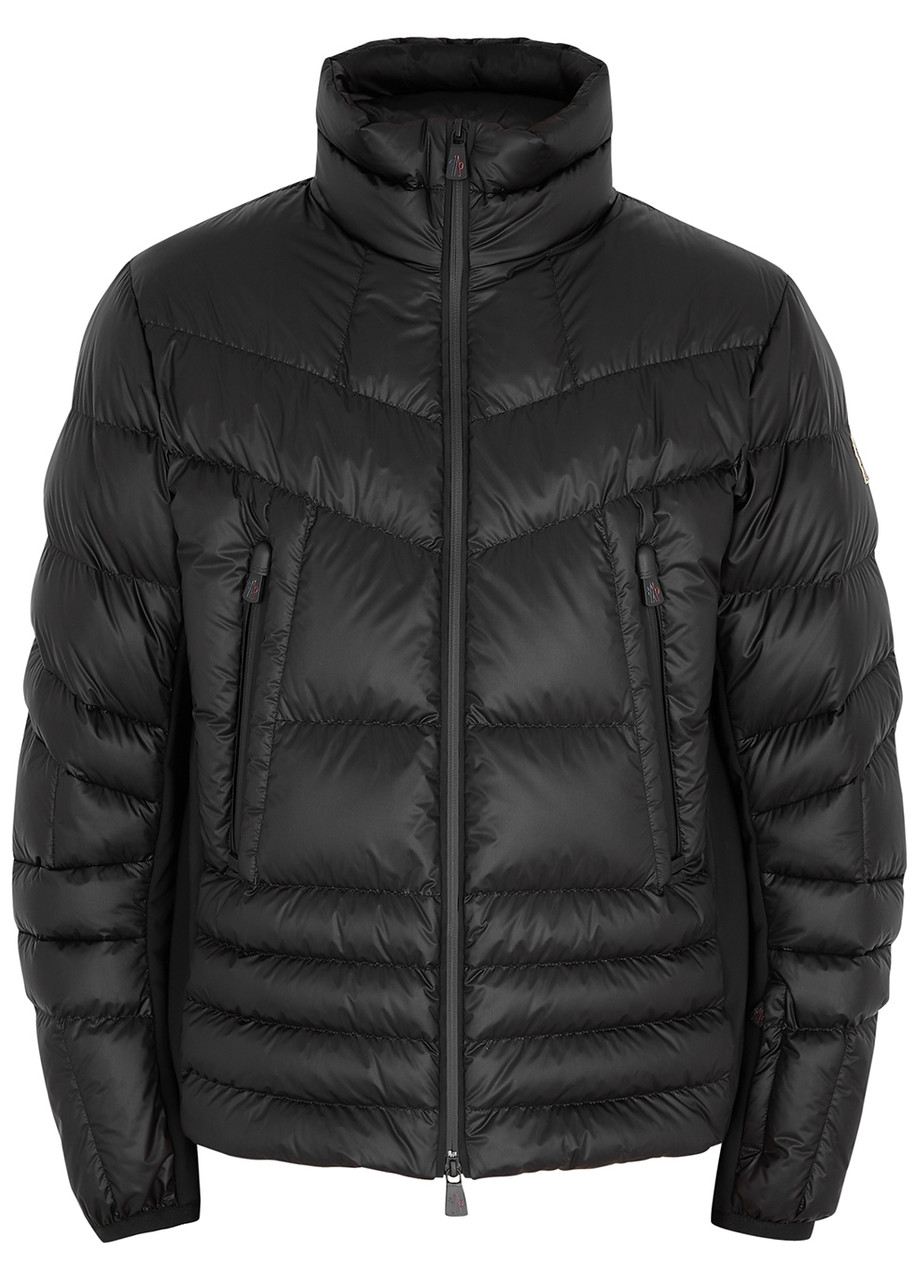 Moncler Grenoble Canmore Panelled Quilted Shell Jacket - Black - 4