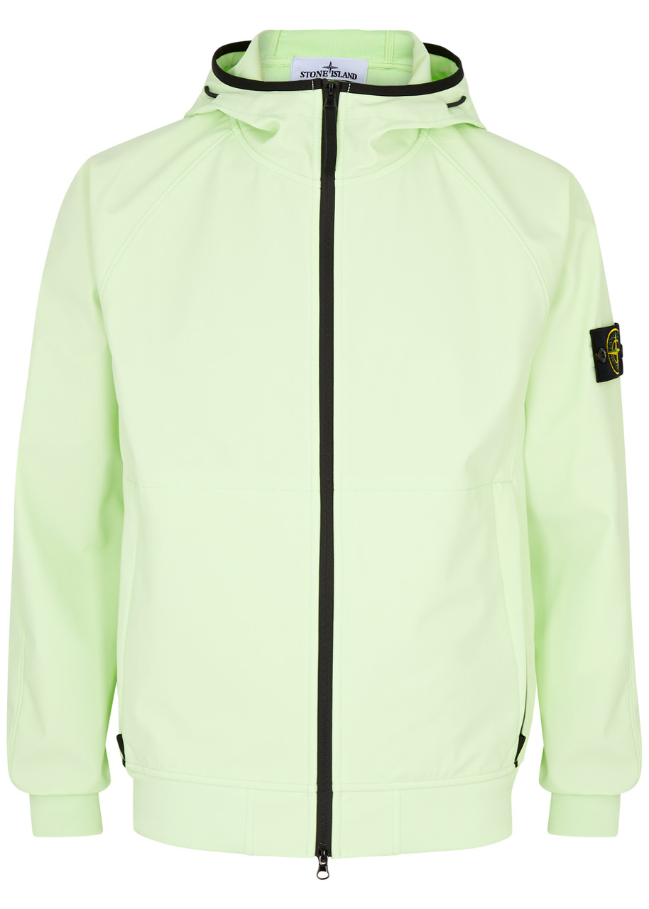 Stone Island Soft Shell-r Jacket - Light Green - XL