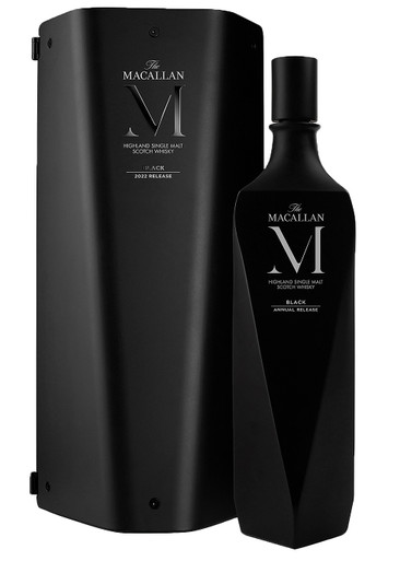 The Macallan M Black Decanter Scotch Whisky 2022 Release, Whisky, Wood