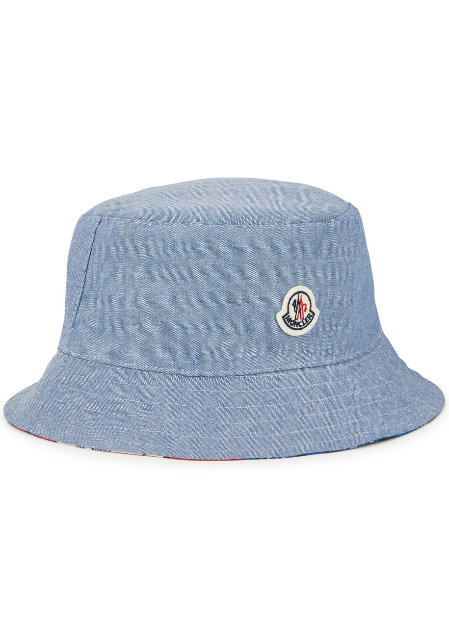  Moncler Kids Printed Reversible Shell Bucket Hat - Multicoloured 