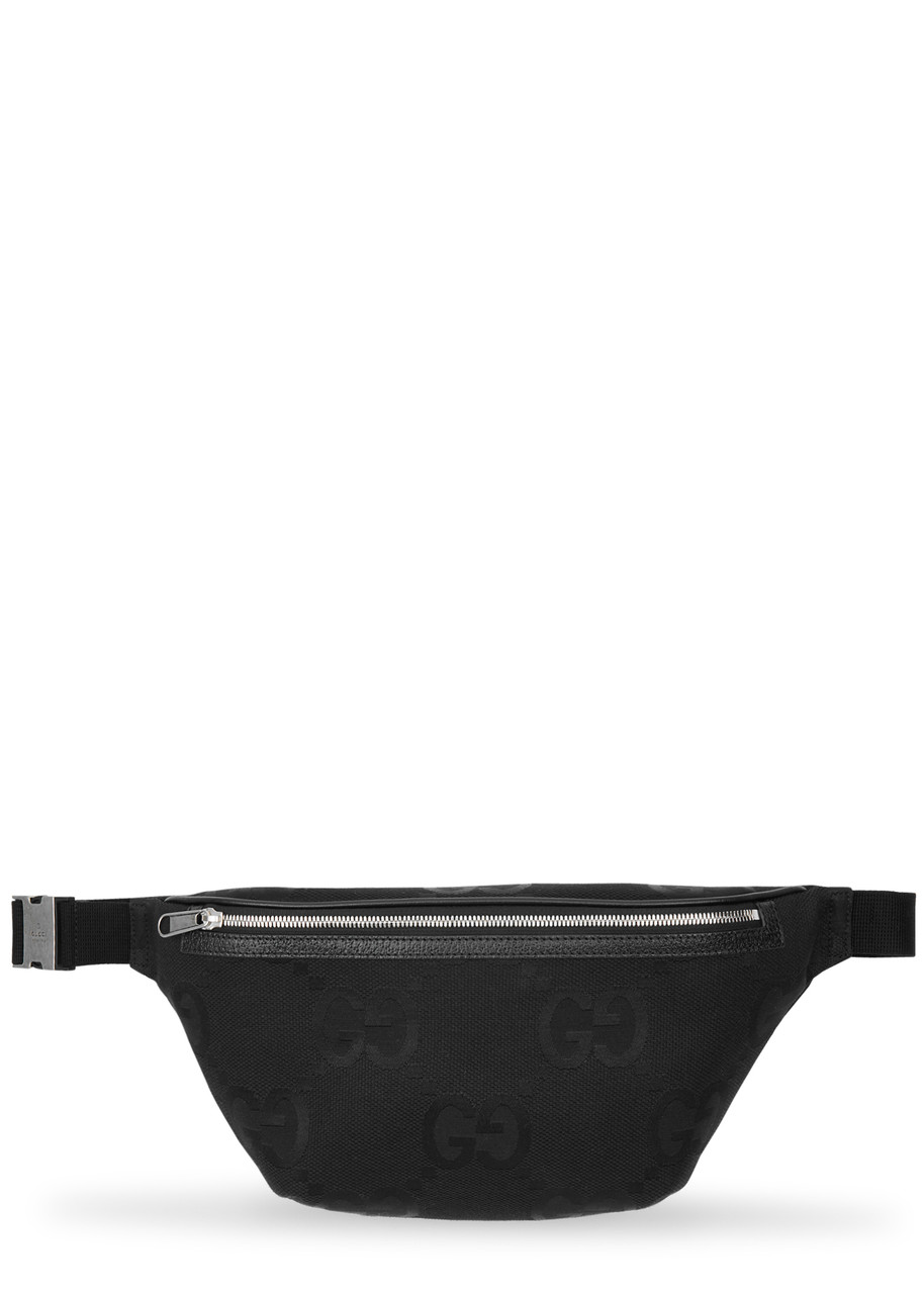 Gucci Jumbo GG Monogrammed Belt bag - Black - 32