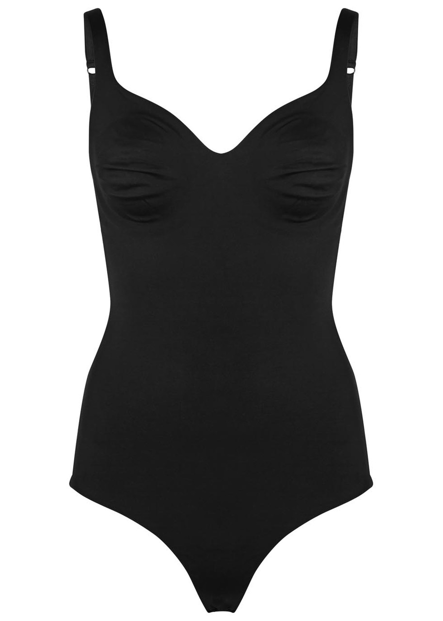 Wolford Mat De Luxe Forming Bodysuit In Black