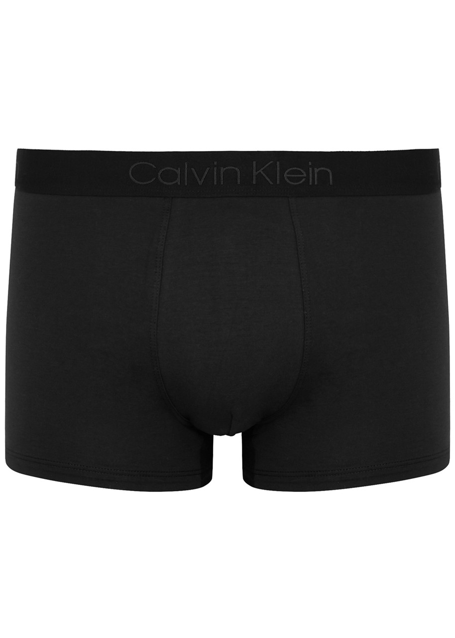 Calvin Klein Black Stretch-cotton Boxer Briefs - M