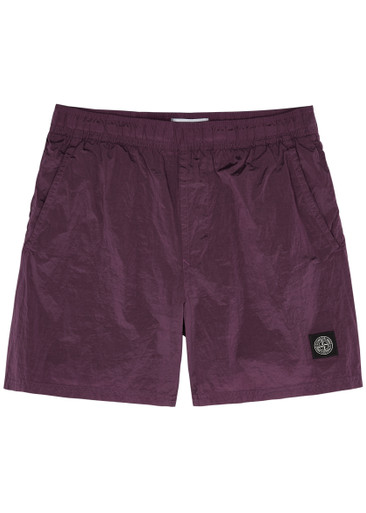STONE ISLAND Logo shell swim shorts | Harvey Nichols
