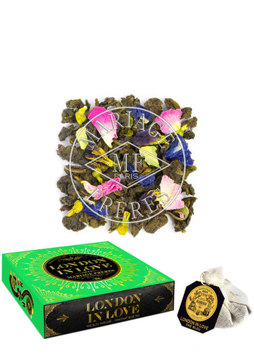 Mariage FrÈres London in Love Fragrant Blue Tea Bags 75g