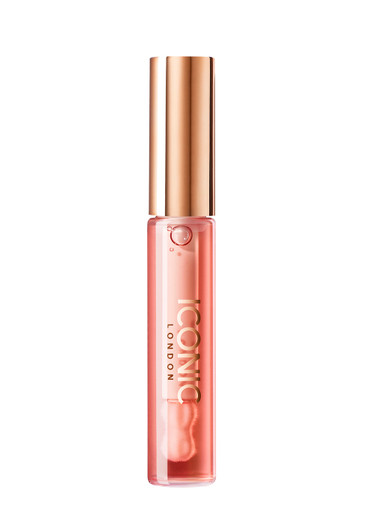 Iconic London Lustre Lip Oil - She's a Peach