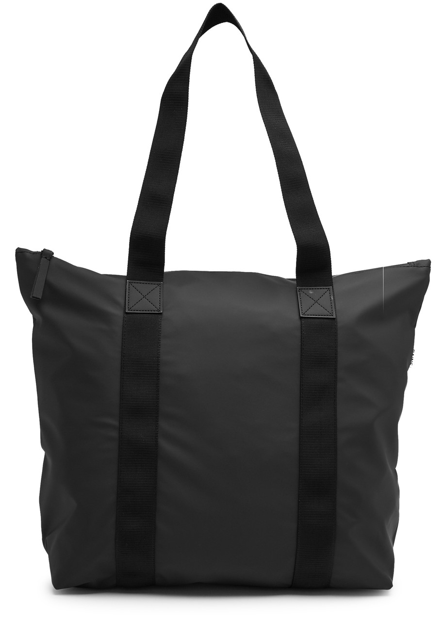Rains Rush Rubberised Tote - Black - One Size