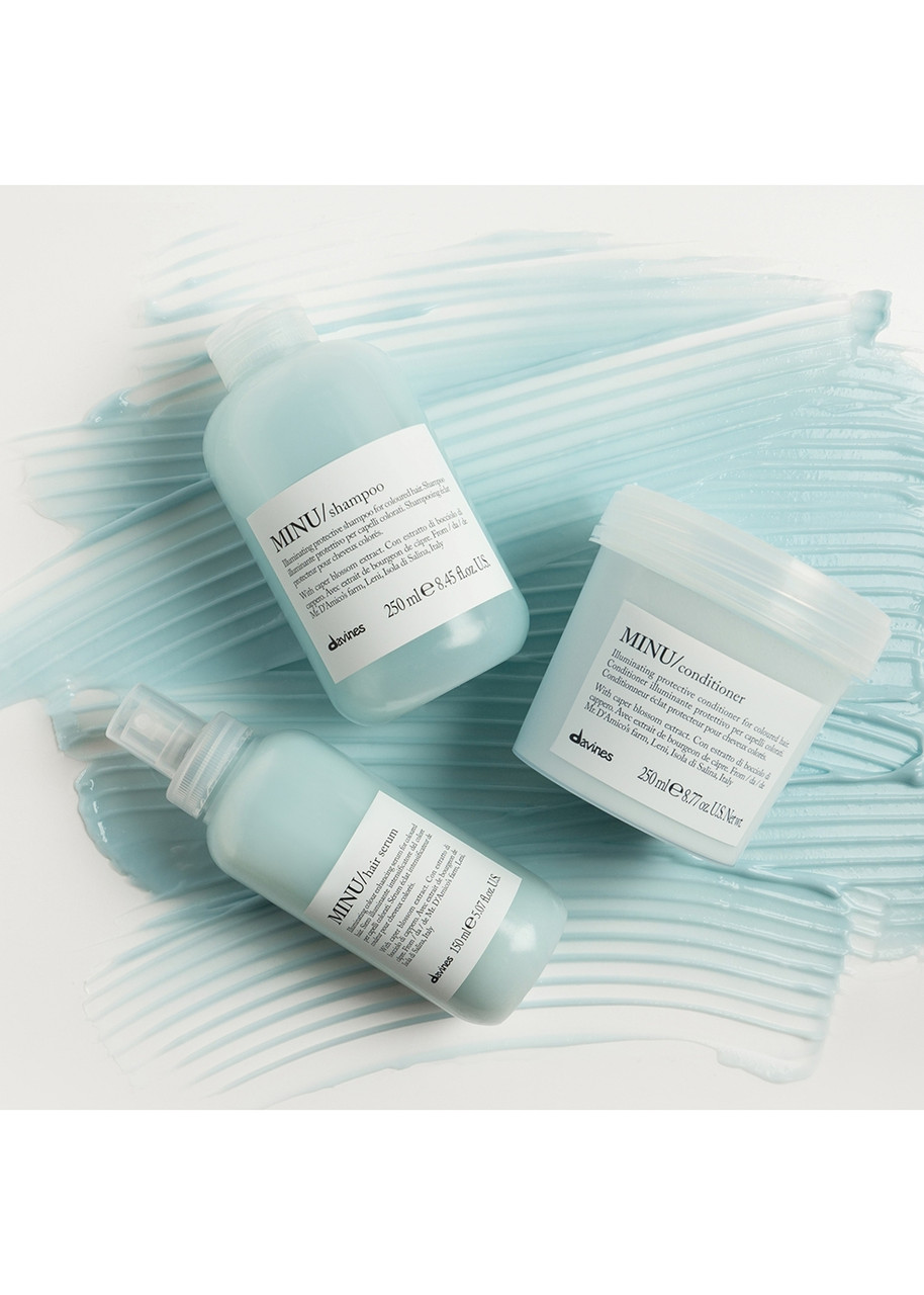 Davines - Minu Conditioner - 250ml - Zero-impact Leave-in Conditioner - For Highlighted Hairtural Formula - Hydration Softness And Combability 