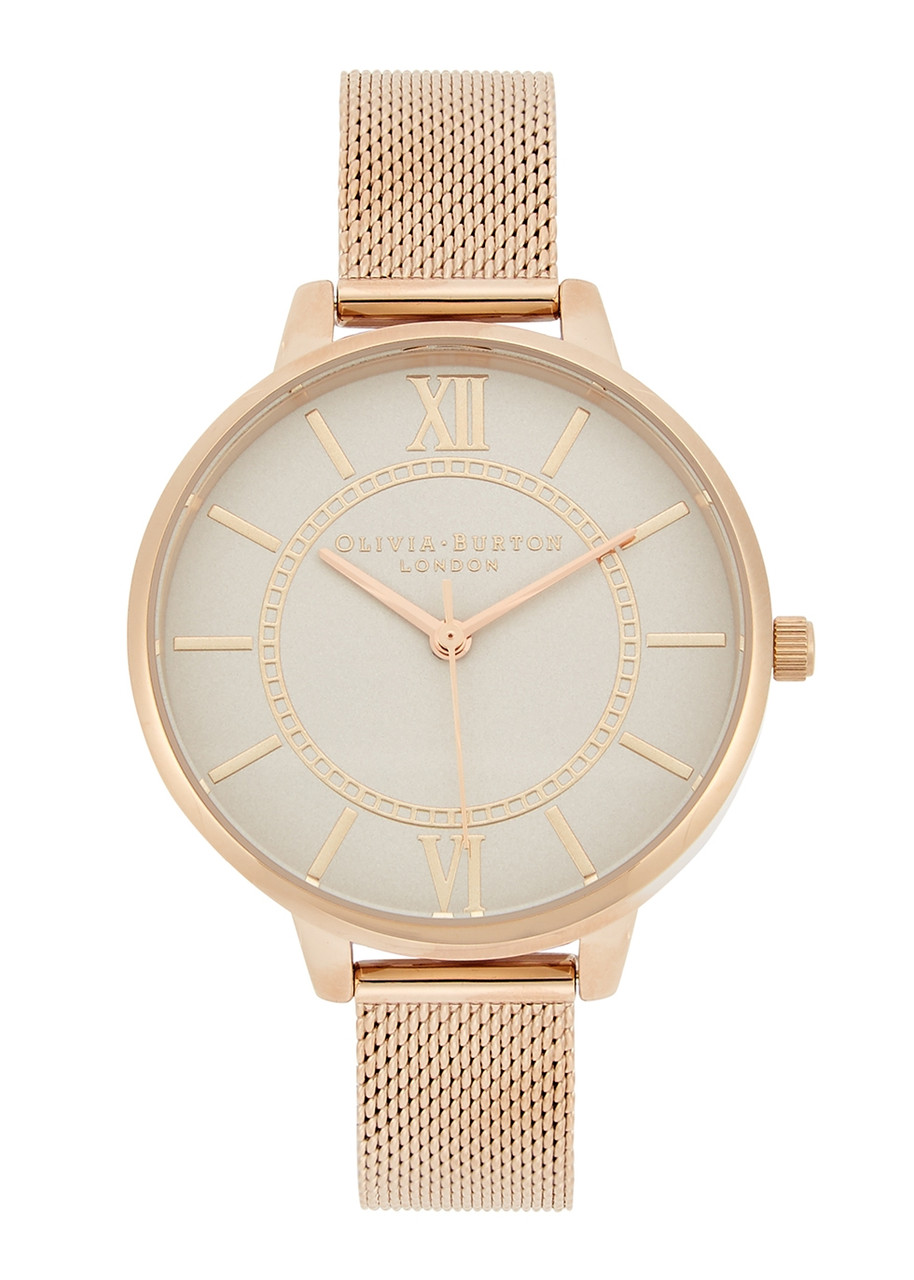 Olivia Burton Wonderland Rose Gold-plated Watch