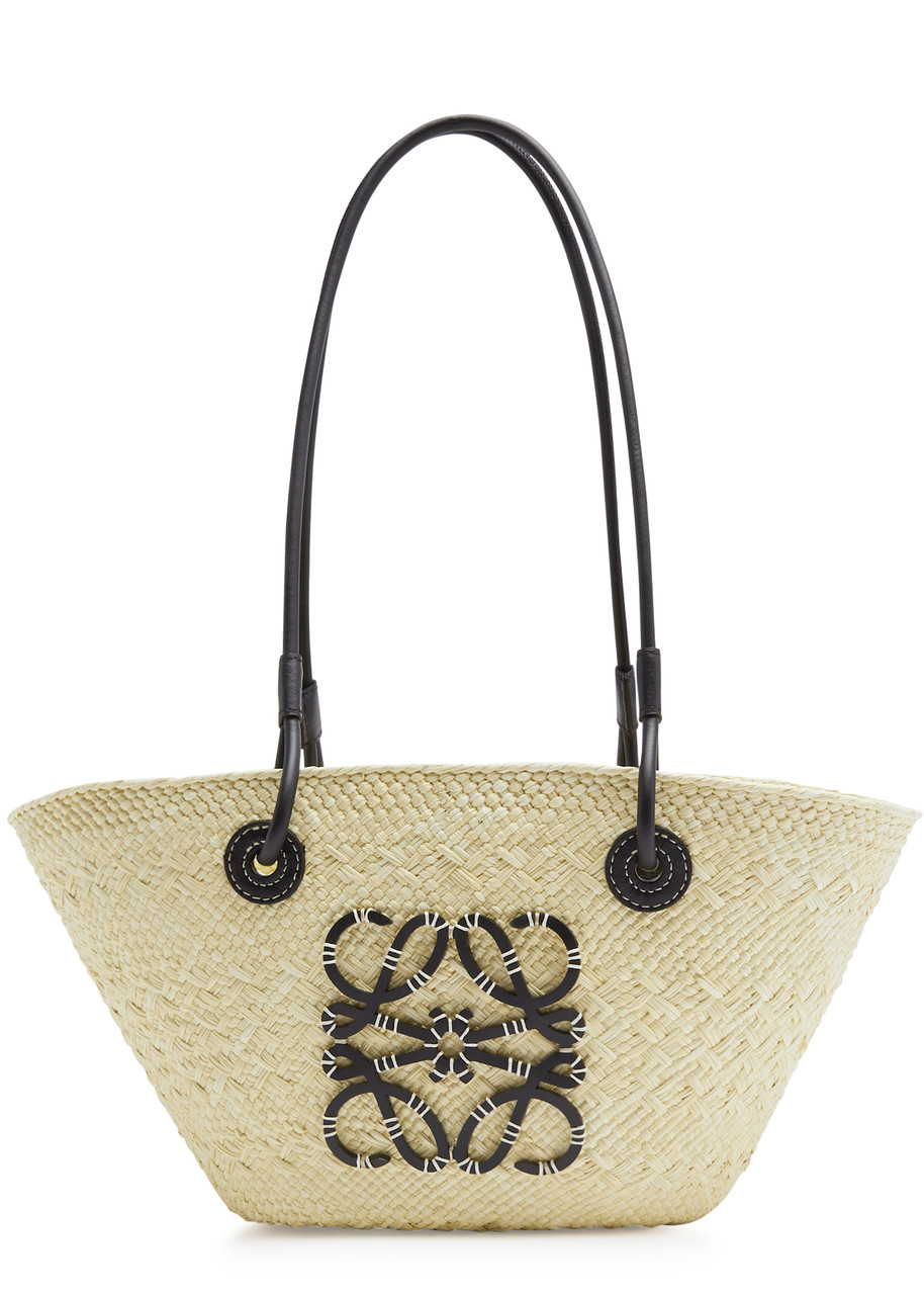 Loewe Anagram Small Raffia Basket bag - Natural - One Size