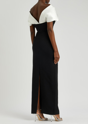 solace london dakota dress burgundy Dakota Dress in Wine by Elle Zeitoune main image 0