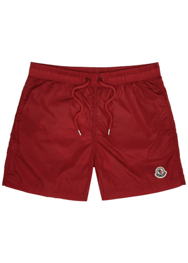 Red moncler clearance swim shorts