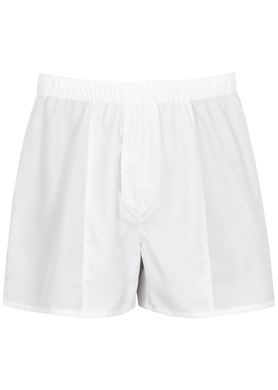 Cdlp Lyocell Boxer Shorts - White - XL