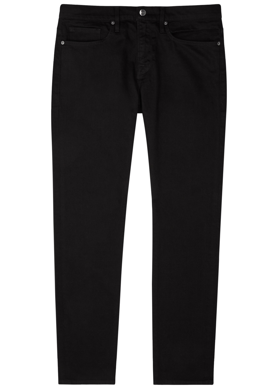Frame L'homme Slim-leg Jeans In Black