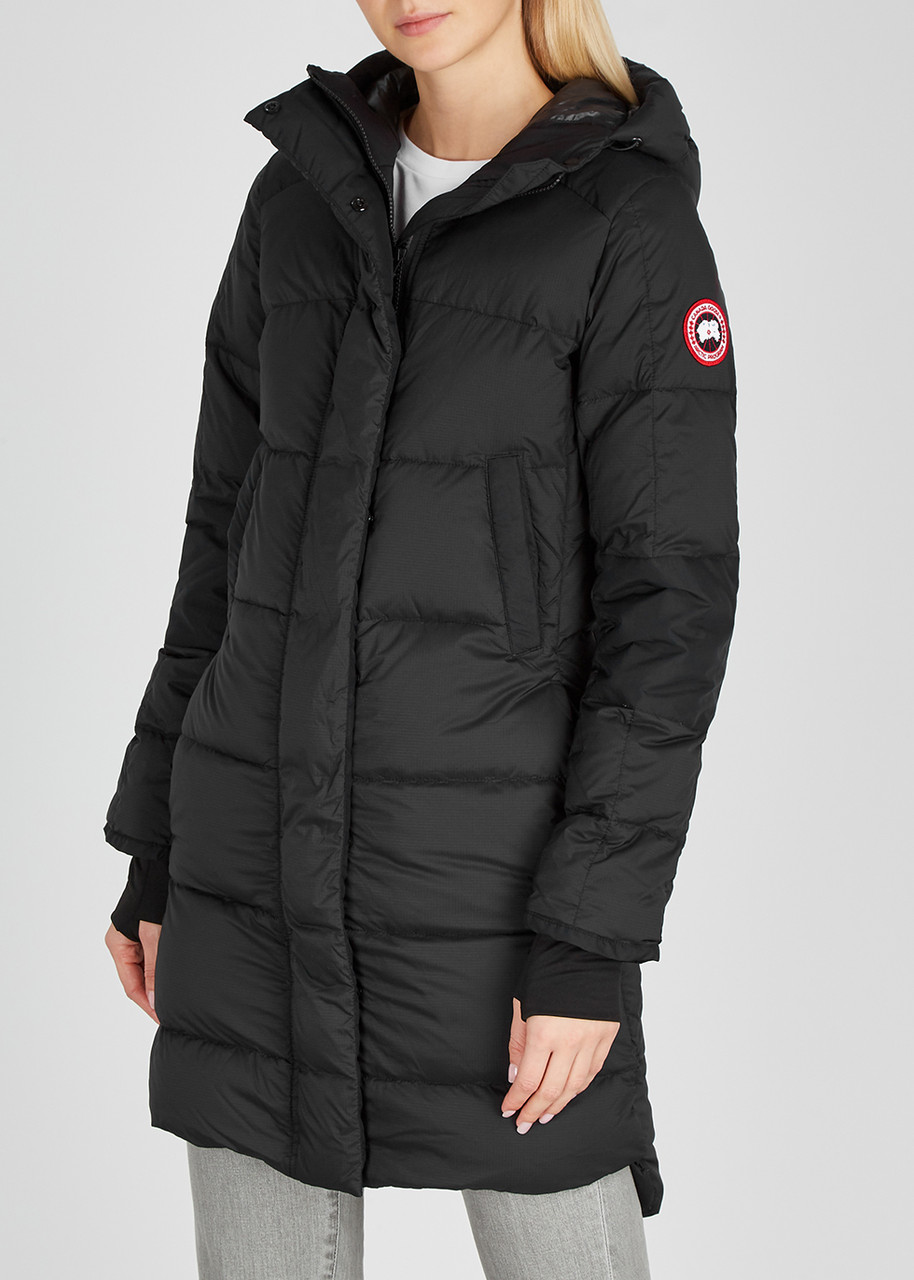 Canada Goose Alliston Quilted Shell Coat - Black - L 