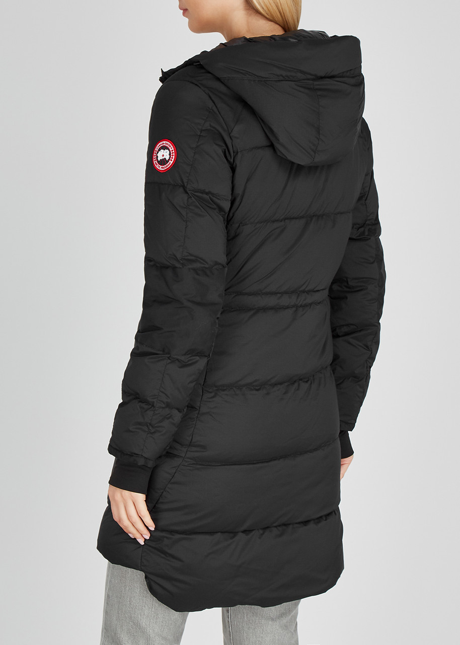  Canada Goose Alliston Quilted Shell Coat - Black - L 