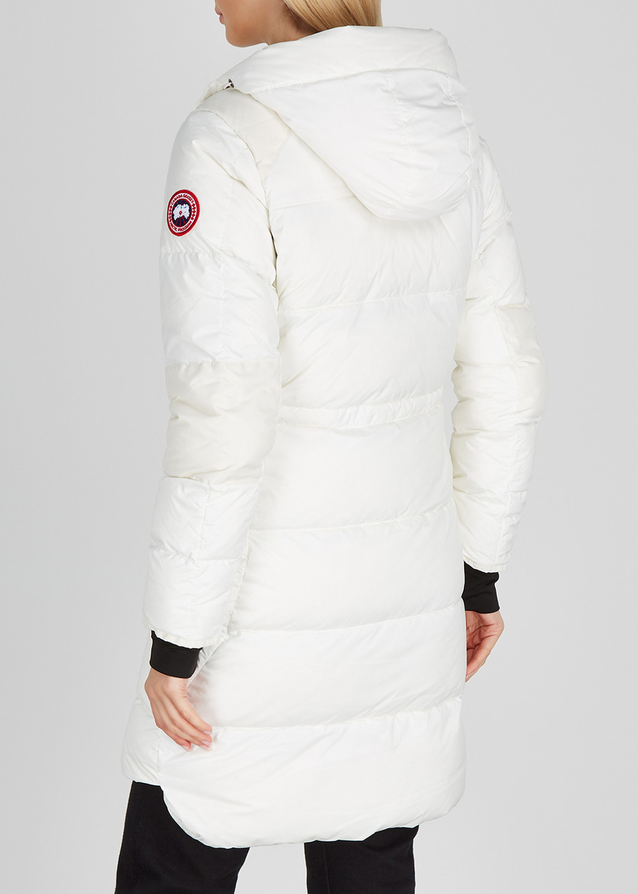  Canada Goose Alliston Quilted Shell Coat - White - Xs 