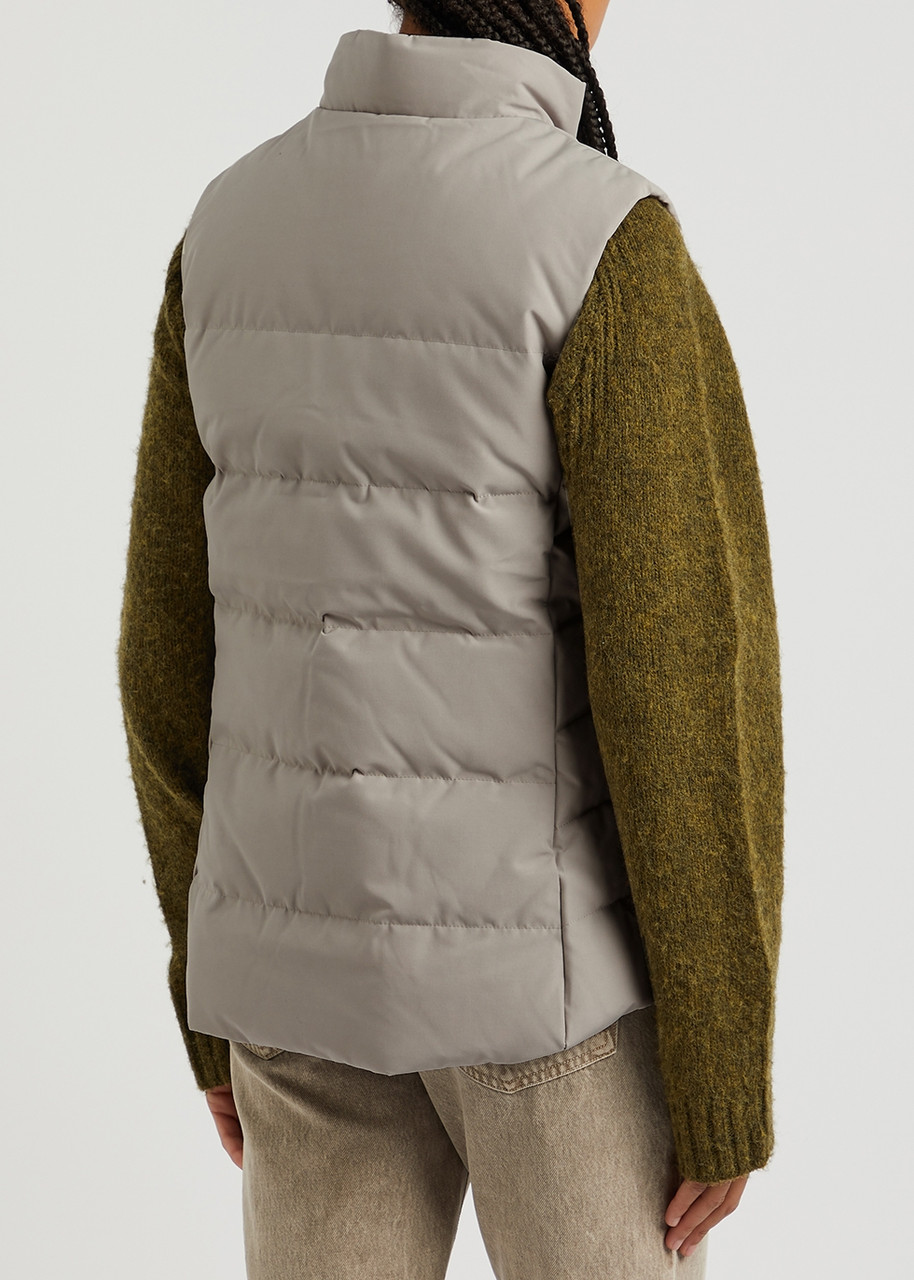  Canada Goose Freestyle Quilted Arctic-tech Shell Gilet, Beige, Gilet - S 