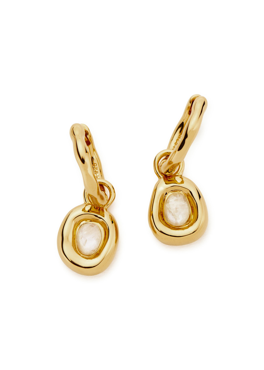 Missoma Molten 18kt Gold-plated Vermeil Hoop Earrings - One Size