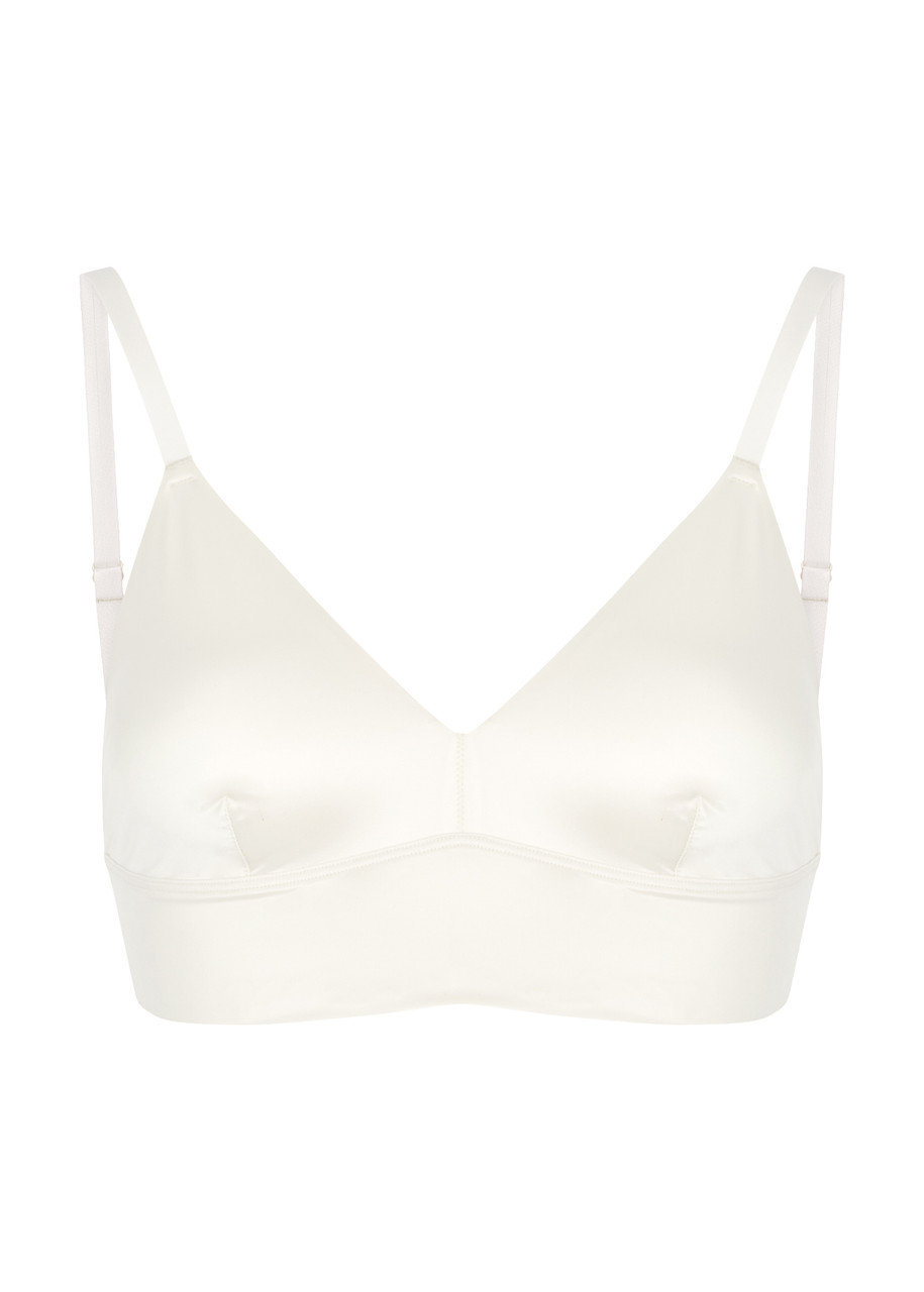 Spanx Shaping Satin Soft-cup bra - Ivory - XS