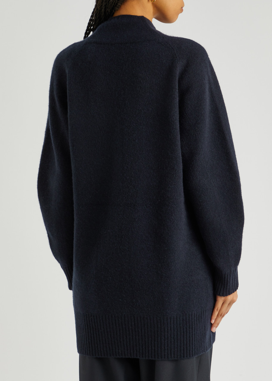  Vince Cashmere Cardigan - Navy - Xl 