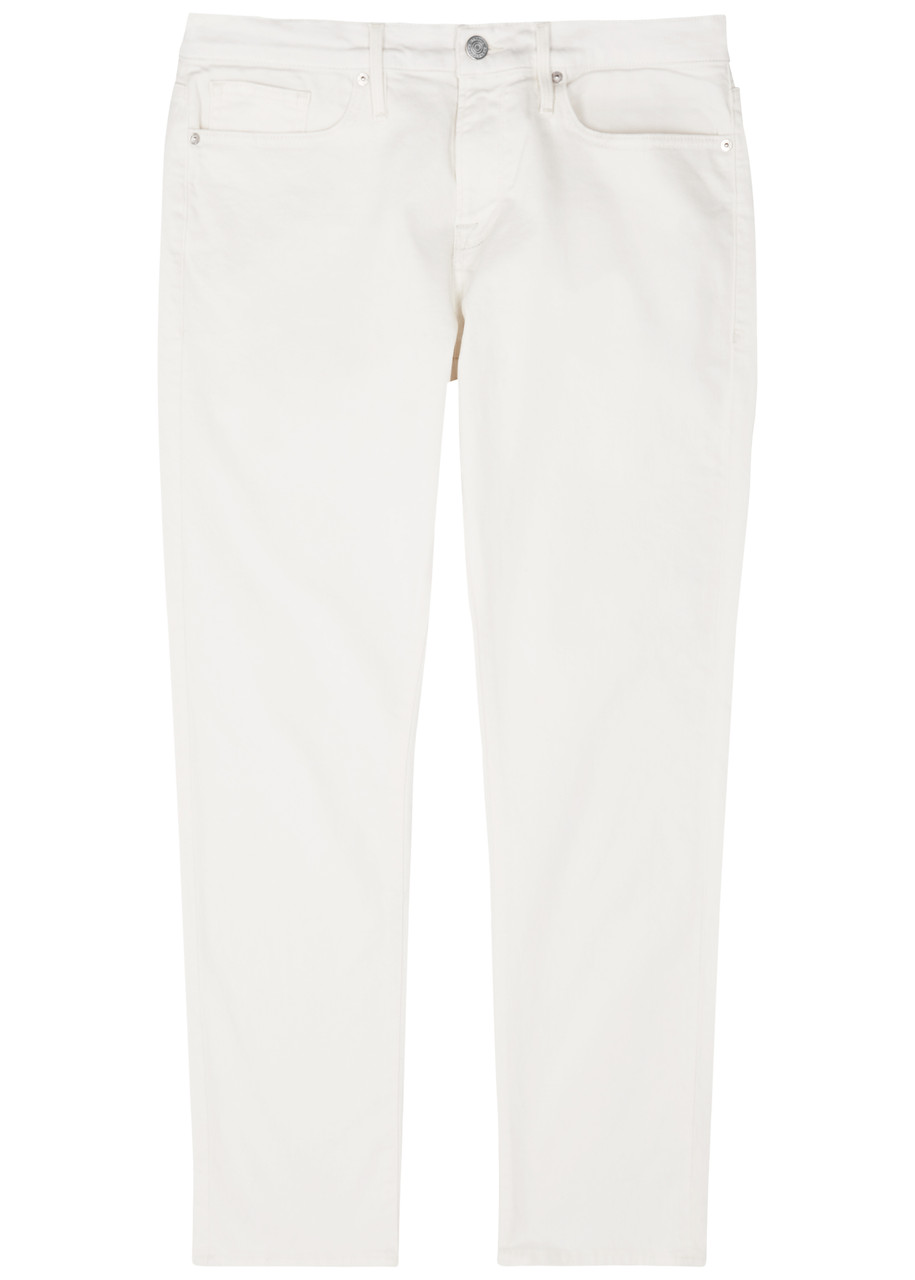 Frame L'homme Slim-leg Jeans In White