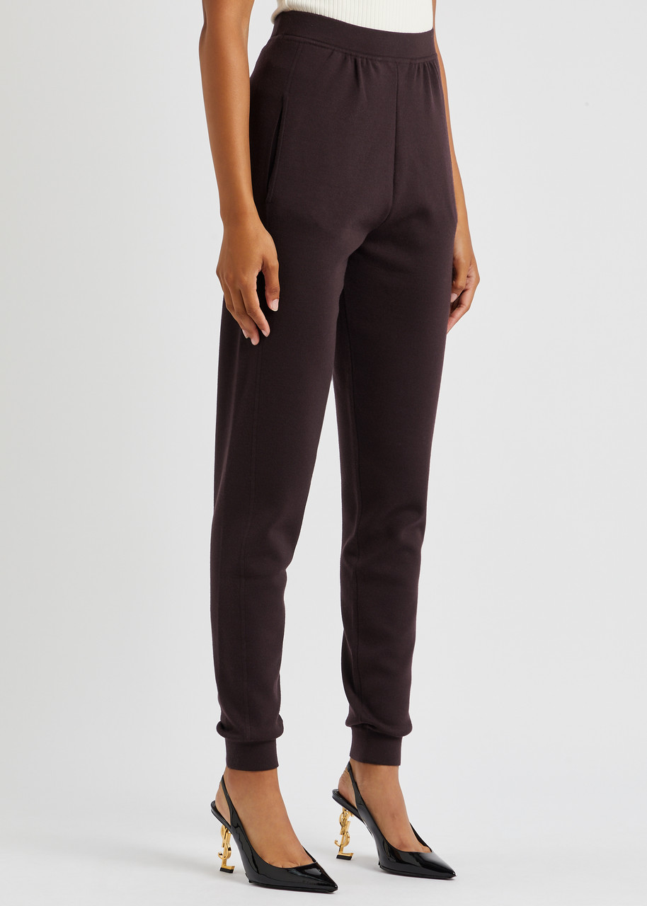  Saint Laurent Wool Sweatpants - Plum - L 