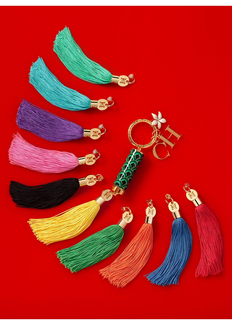 Carolina Herrera The Magnetic Tassel Accessory In Pink
