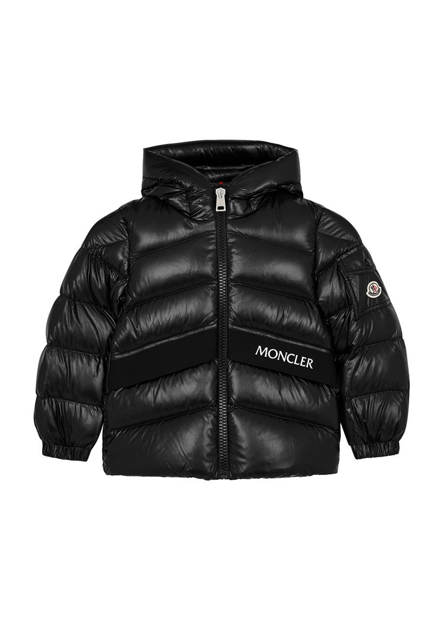 Moncler Kids Groseiller Quilted Shell Jacket (4-6 Years) - Black